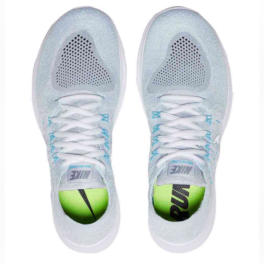 Nike Free Run Flyknit in Glacier Blue Running Shoes